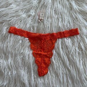 Free People HAH T String Me A Thong Burnt Orange Size Large